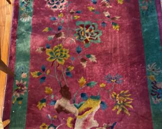 Vintage Chinese Nichols Area Rug