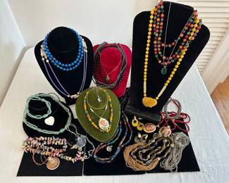 Beads and Enamel Costume Jewelry