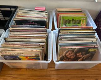 Vintage 50's-70's LP's and 45's