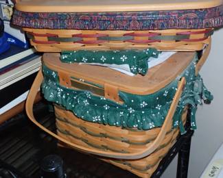 LONGABERGER BASKETS LARGE VARIETY