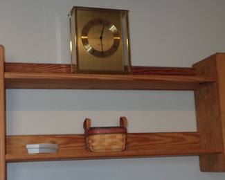 WALLSHELF & CLOCK