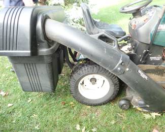 RIDING LAWN MOWER  - CRAFTSMAN  GT - KOHLER PRO 22 V-TWIN - 46" CUT  - WITH BAGGER - RUNS GOOD