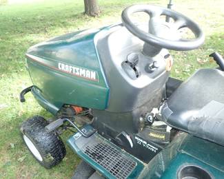 RIDING LAWN MOWER  - CRAFTSMAN  GT - KOHLER PRO 22 V-TWIN - 46" CUT  - WITH BAGGER - RUNS GOOD