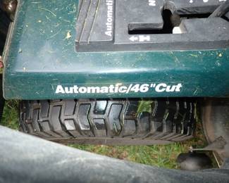 RIDING LAWN MOWER  - CRAFTSMAN  GT - KOHLER PRO 22 V-TWIN - 46" CUT  - WITH BAGGER - RUNS GOODCRAFTSMAN  GT - KOHLER PRO 22 V-TWIN - 46" CUT