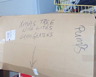 CHRISTMAS TREE WITH LIGHTS / GERTENS