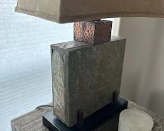 stone lamp