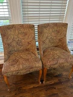 upholstered side chairs