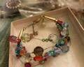 bead and wire art bracelet