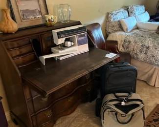 viking sewing machine and desk