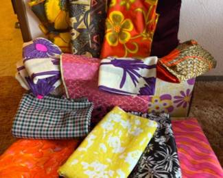 Mod Vintage Fabric - Psychedelic & Vibrant