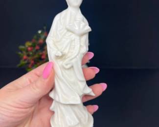 Asian Decor - Cloisonne Dragon, Quan Yin Ceramic Figures, & More