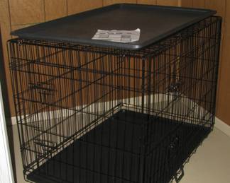 Large dog crate (used once)