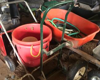 bucket carrier & wheel barrow