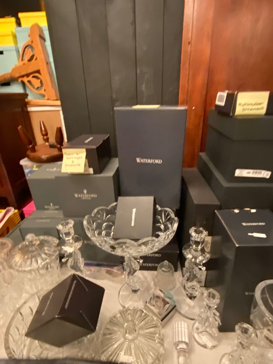 50 Off!!!!Mostly New Stuff!!!! Waterford!!!Worth... starts on 9/22/2023