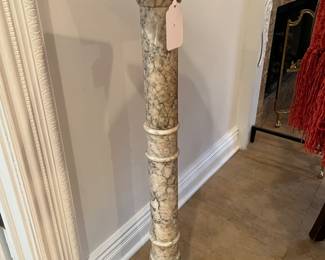 Pair Marble pedestal 