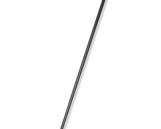 1155
Late 19th/early 20th century
An Ebonized Wood Walking Cane With A 14k Gold Handle
Embossed to the handle: 14k
The slim wood cane with an all-over black finish and bulbous14k gold handle with scroll motifs
35.25" H x 1" Dia.
Estimate: $400 - $600