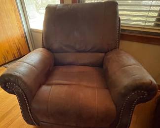 Recliner matches sofa - by separately or as a matching set.