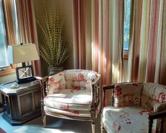 Vintage Chic Club Chairs