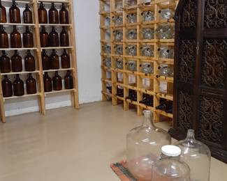 Lots and Lots of Clean Glass Jugs