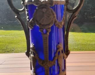 Antique Cobalt Blue Vase