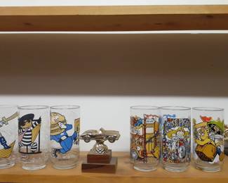 Vintage 70s McDonald's Glasses