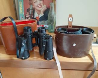 Vintage Nikon Binoculars & Cases