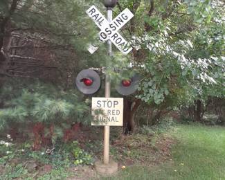 Genuine Railroad Crossing Sign