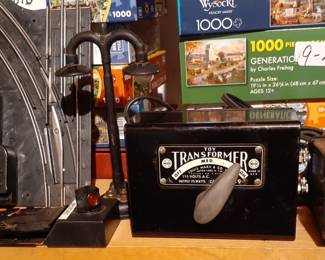 Vintage Lionel Track, Transformers, Lamp Post