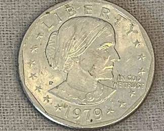 1979 FG Susan B Anthony, One Dollar Coin