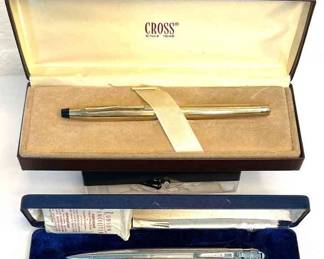 Cross 10K GF Pen Ronson, Penciliter Plated Rhodium