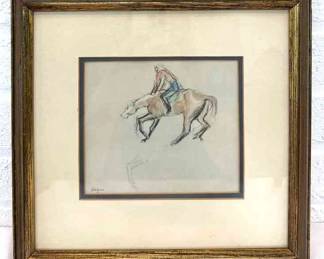 Edgar Degas Watercolor