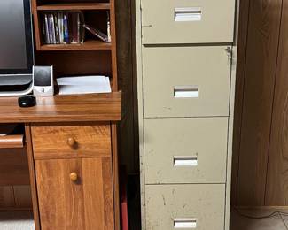 Metal file cabinet
