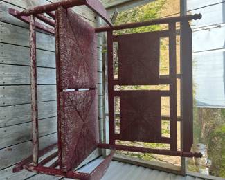 Rustic double rocker 