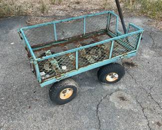 Metal wagon, great for yard work