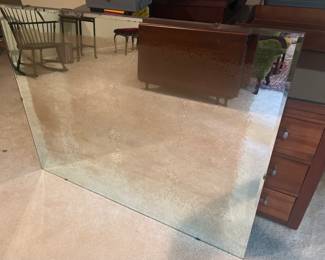 Item 26 Heavy high quality antique rectangular beveled mirror 36”x48” $119