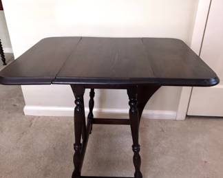Item 27 - Antique Drop end Table $89
H 21 1/4” x W 25 3/4” x D 20”