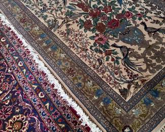 Item 34: gorgeous handmade rug 5’9”x 3’7” $1198
Colors are stunning ! Still has the $7000 price tag underneath