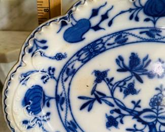 Item 43: blue flow platter