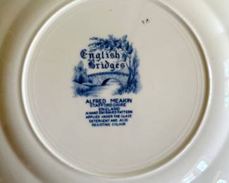 Item 54: English Bridges - Alfred Meakin - Staffordshire England