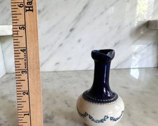 Item 57: French handpainted pottery vase $15