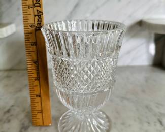 Item 63: Vintage cut crystal $18