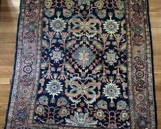 Item 38: beautiful handwoven rug little worn around edges 4’4” x 5’9” $248