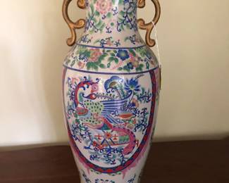 Chinese tall porcelain jar