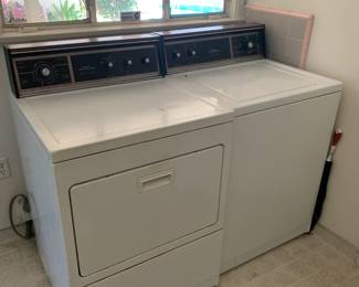 washer and dryer . well running