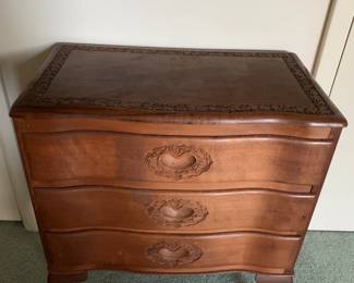 3 drawer solid wood small cabinet - beautiful piece