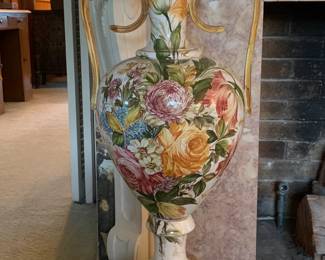 tall prcelain jar - made in Italy