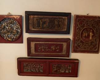 Chinese antique carved wood