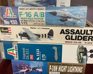 Model Planes - Italeri, Academy, Dragon, etc