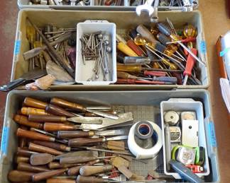 tools, wood carving knives Buck Brothers