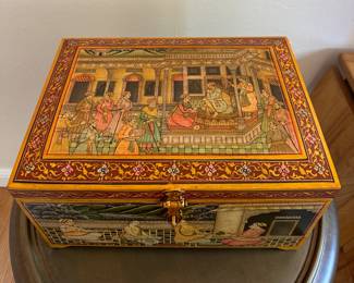 Kashmiri Hand Painted Box